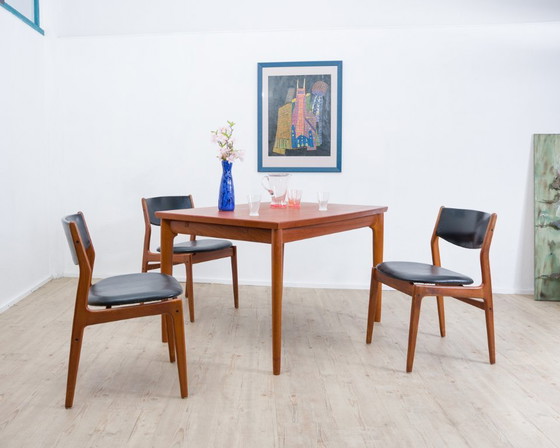 Image 1 of Teakholz-Esstisch, Made in Dänemark, von der Firma Glostrup, Design Grete Jalk