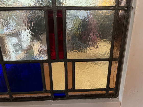 Image 1 of Glas in lood raam