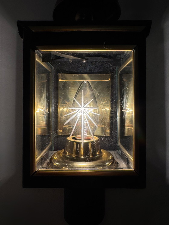 Applique Lanterne Maison Arlus Anni '70 – Brass, Metal (photo 15 of 15)