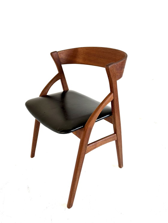 Image 1 of Ensemble de 6 chaises de salle à manger danoises vintage Mix & Match des années 60