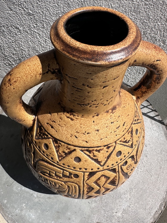 Image 1 of Vintage Jasba Keramiek kruikvaas Maya Decor 1972 - model N 312 13 32