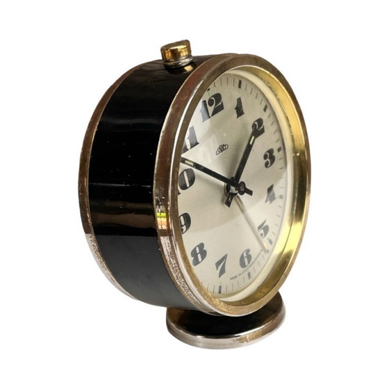 Image 1 of PRIM alarm clock, vintage mechanical clock, Czechoslovakia, 1970s.