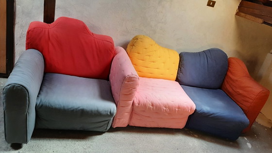 Image 1 of Cannaregio modular sofa by Gaetano Pesce for Cassina