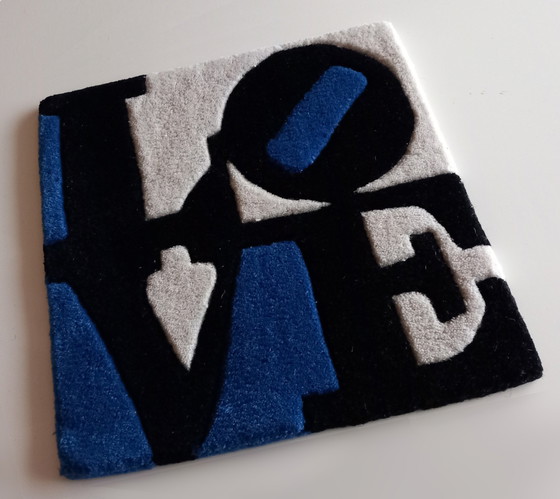Image 1 of Robert Indiana – LOVE - Tappeto d'arte