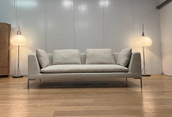 Image 1 of Canapé 3 places Charles écru, récemment meublé, B&B Italia