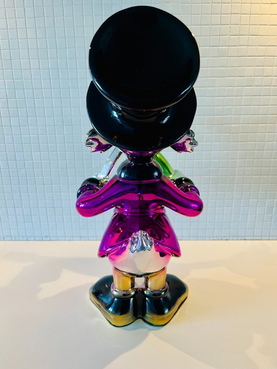 Image 1 of Partager Scrooge McDuck SCULPTURE POPART POP ART LUXE statue champagne