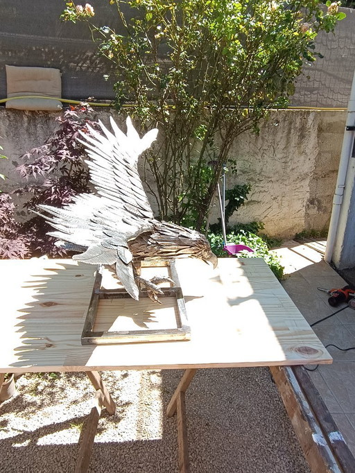 Eagle sculpture