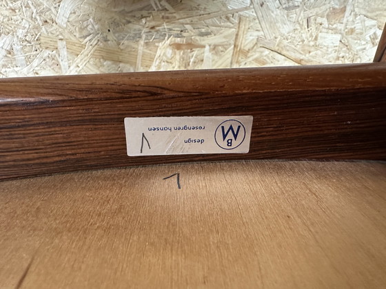 Image 1 of 6x Henry Rosengren Hansen Modelo 39 sillas de comedor Brande industria del mueble palo de rosa