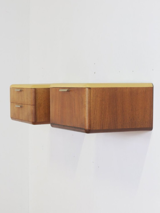 Image 1 of 2× bedside tables – A. Patijn Zijlstra Joure vintage