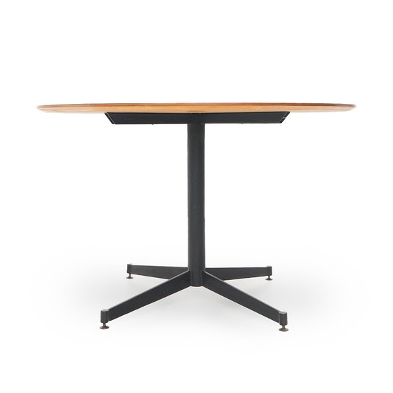 Image 1 of Round table with teak top, 1950s