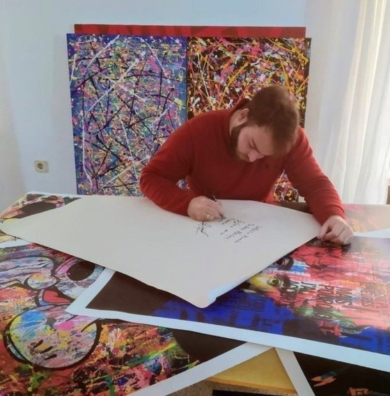 Image 1 of Alberto RICARDO - Dragon Ball 2 - Artist canvas