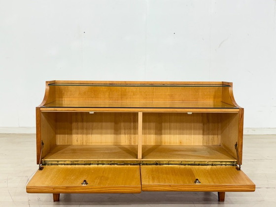 Image 1 of Zeer mooie vintage Hellerau ladekast, dressoir, kast, halkast, woonkamerkast