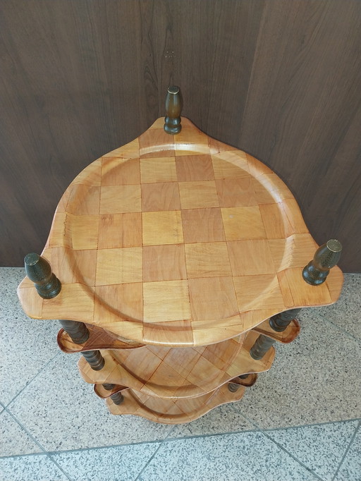 1 x Houten Étagère jaren 1970