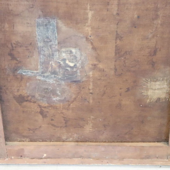 Image 1 of Antique Still Life Painting, Oil on Canvas, Italy 19th Century