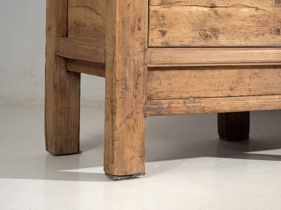 Antikes dreitüriges Sideboard (ca. 1900) #2 (photo 20 of 40)
