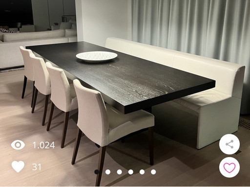 1 table solid wood wenge Van Rossum