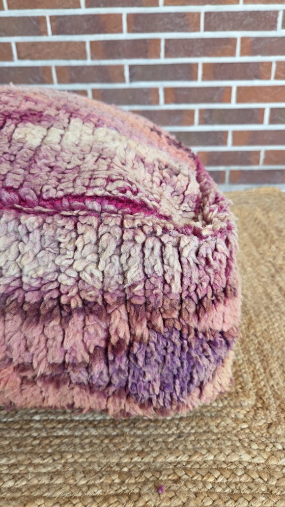Vintage Kilim Pouf – Footstools & poufs, Wool (photo 3 of 6)