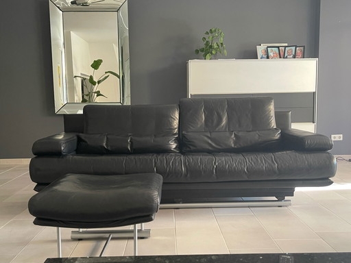 Rolf Benz 6500 bank met hocker