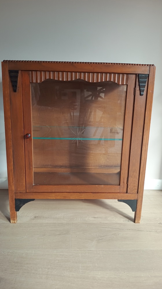 Image 1 of Vitrine der Art-Deco-Schule der Amsterdamer Schule