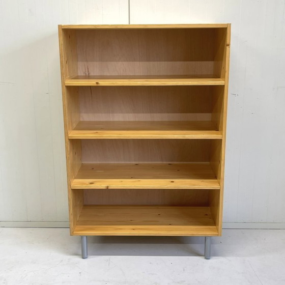 Image 1 of Armadio scolastico vintage Libreria in legno