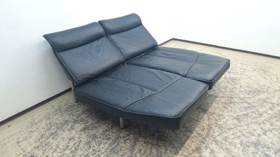Image 1 of Sofá de diseño De Sede ds 450, sofá de cuero, sofá negro funcional.