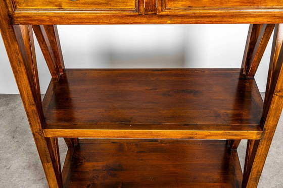 Image 1 of Commode ou bibliothèque vintage avec 2 tiroirs