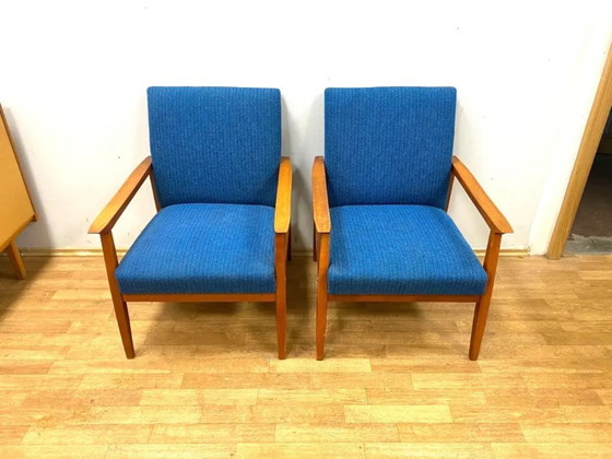Image 1 of Juego de 2 sillones retro, TON, años 60, Checoslovaquia