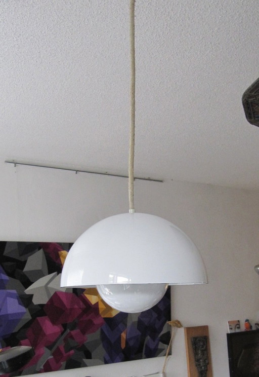 Pot de fleurs Verner Panton pour Louis Poulsen – hanglampen, Metal