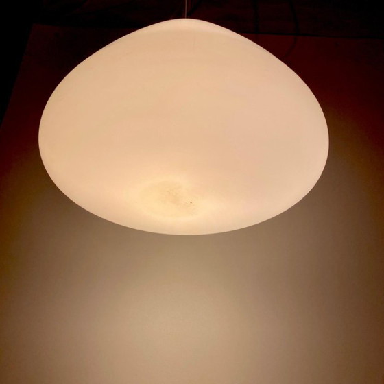 Image 1 of 1X Artemide Pendant "Capsule" by Ross Lovegrove, White Glass, 2010