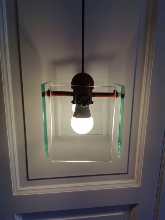 Image 1 of Lampadario vintage di design italiano Fontana