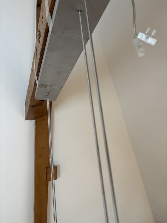 Image 1 of LED (8x) dining table pendant lamp made of brushed aluminum