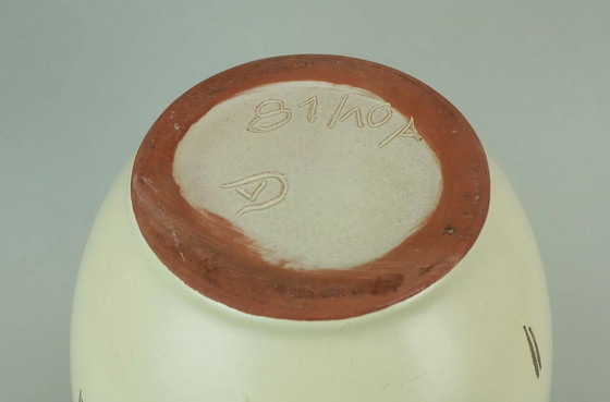 Image 1 of large mid century ceramic floor vase 1950s fritz van daalen, model no. 81/10A