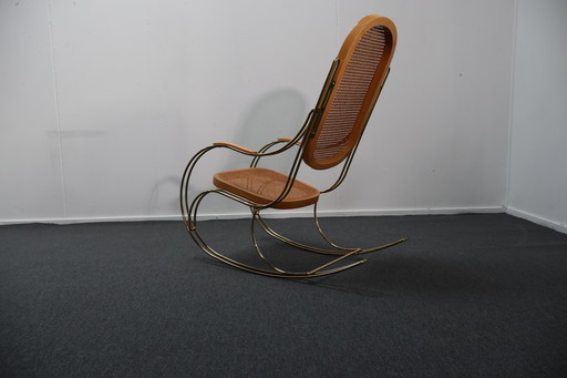 Vintage Thonet Style Rocking Chair