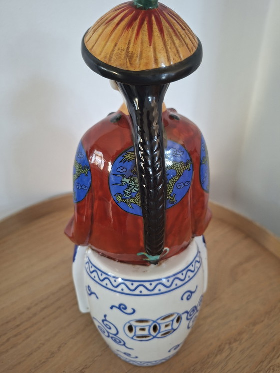 Image 1 of Beautiful Chinese Porcelain Statue - Emperor (28 cm)