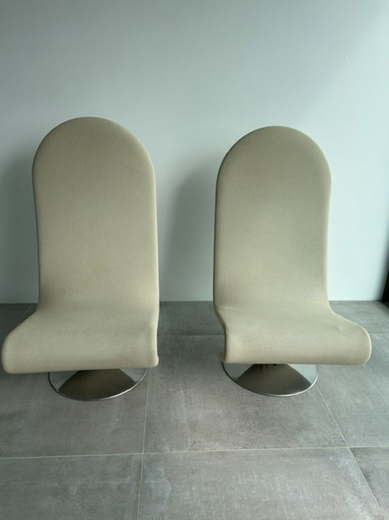 2 x Fritz Hansen Chairs System 123 – Armchairs, Aluminium (photo 3 of 11)