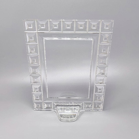 1960s Mid-Century Modern Rosenthal Heavy Crystal Picture Frame (photo 7 of 8)