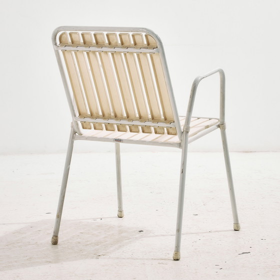 Image 1 of MK10930 Oostenrijkse stapelbare tuinstoel van Karasek