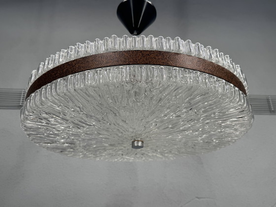 Image 1 of 1960s Plastic Pendant Lamp with Retro Design