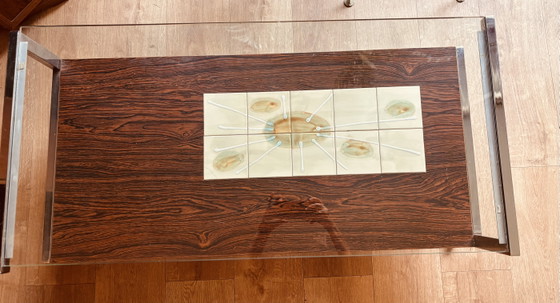 Zu verkaufen De Nisco Couchtisch – Couchtische, Ceramic, Glass (photo 6 of 6)
