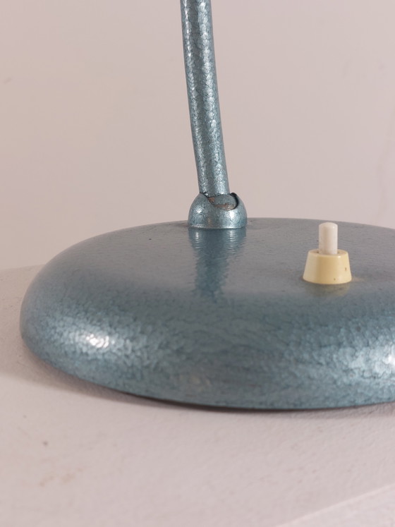 Image 1 of Vintage metalen werkplaatslamp van Gebrüder Cosack, bureaulamp, gehamerd oppervlak, jaren 1940