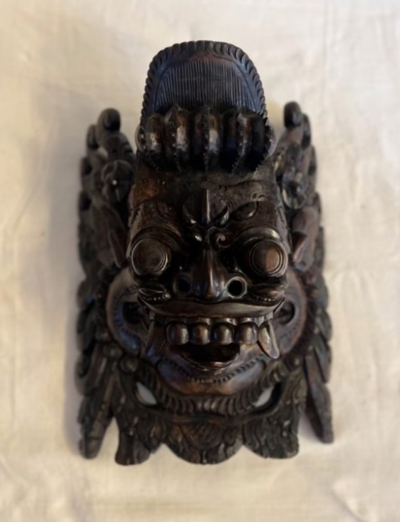 Image 1 of Traditioneel Barong-masker uit Bali, Indonesië