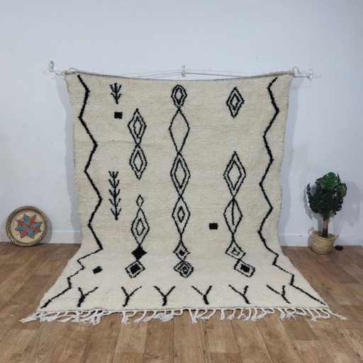 Tapis berbère marocain classique – Tapis berbère marocain intemporel | 300 × 200 cm