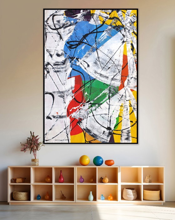 Jürgen Angeler - Playful Dynamics - XXL – Paintings & Drawings, Canvas (photo 3 of 28)