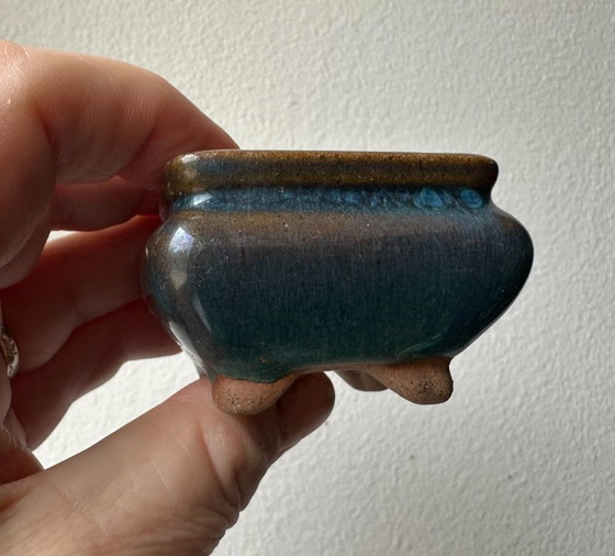 Image 1 of Kleiner quadratischer Mame-Topf, 5 cm x 5 cm, für Bonsai oder Sukkulenten