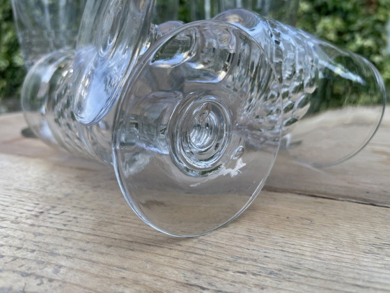 Image 1 of 6x 19. Jahrhundert Weingläser Hand-Cut Französisch