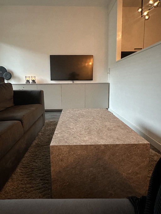 Luxe Salontafel - Marmer / Taj Mahal Look - Greige