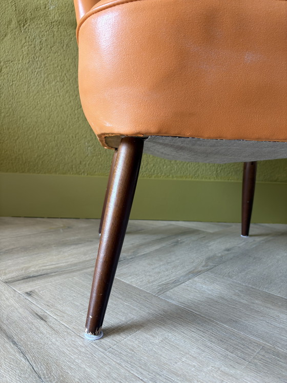 Image 1 of Poltrona da cocktail vintage arancione