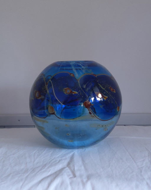 Louis Leloup vase blue
