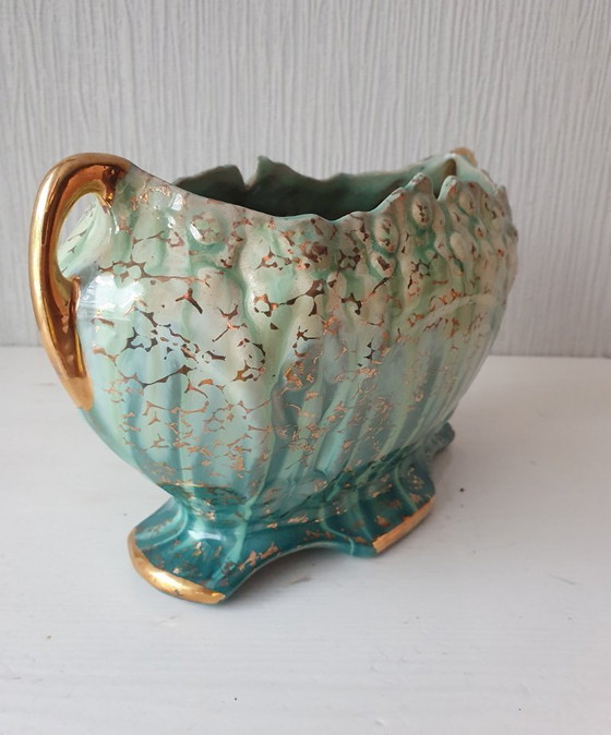Image 1 of Jardinera Art Deco Faïenceries de Thulin – modelo 2071 – modelo de catálogo – ca. 1935