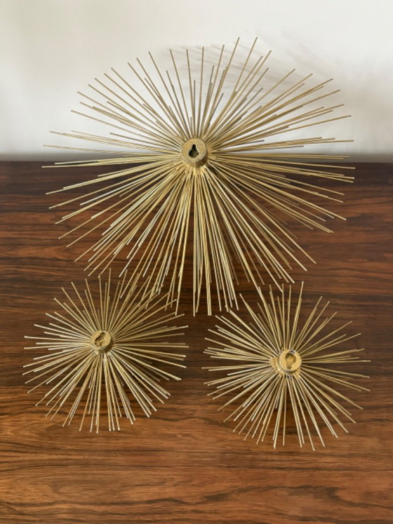 Decorative ornaments with spikes in mid-century style – Decorative Objects, Metal (photo 5 of 8)